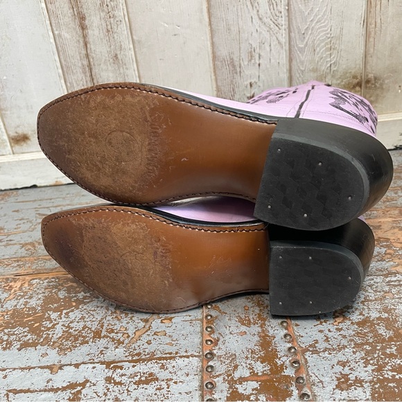 Durango Lilac Star Vintage Western Cowboy Boots - Picture 8 of 16